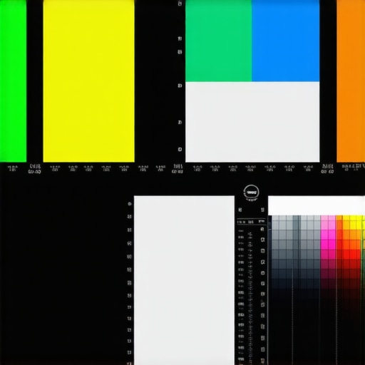 Calibration tools and test patterns for optimal projector settings