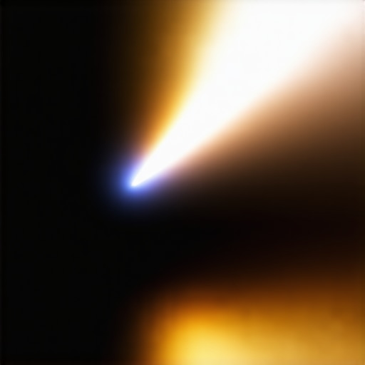 Close-up of a laser projector displaying a bright, sharp image in a dark room with visible focus and keystone adjustments.