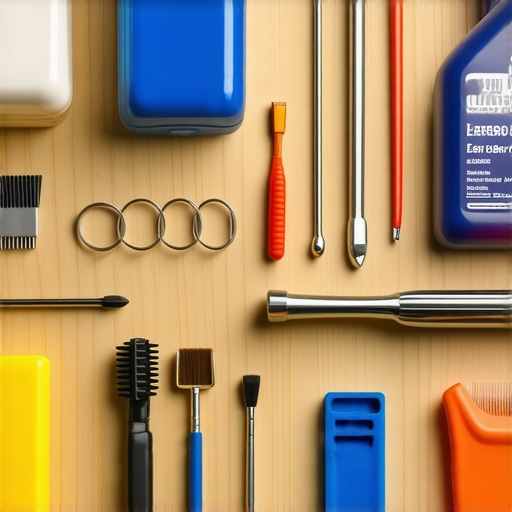 Ultrasonic lens cleaner with various maintenance tools for projectors.